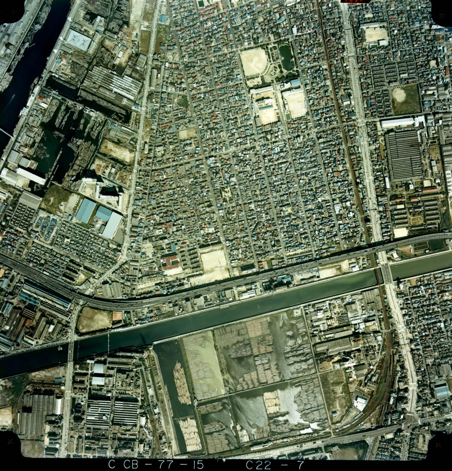 南区 | 昔の名古屋市航空写真