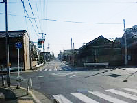 東宿町交差点付近