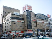 名古屋駅の西側のネオン街
