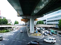 瑞穂区の空港線の様子