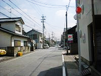 旧東海道の住宅地