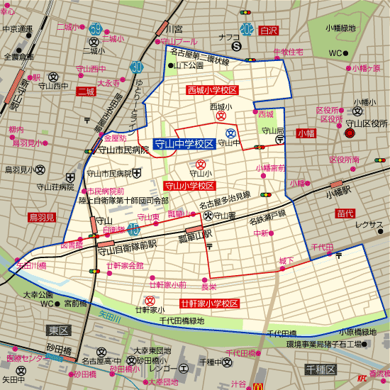 名古屋 市 守山 区 ハザード マップ