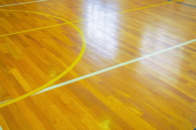 体育館の床
